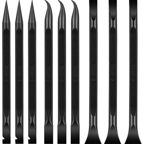 Ensemble de 9 spatules en plastique avec fibre de carbone, pour une utilisation pratique dans l'entretien, la réparation et le bricolage.-AquaForge (1/5)