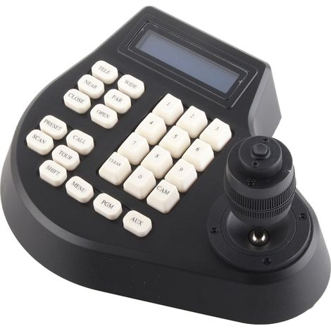 Mini-caméra PTZ analogique avec clavier, contrôleur de caméra dôme coaxiale PTZ 4D, prise UE 100-240 V (1/5)