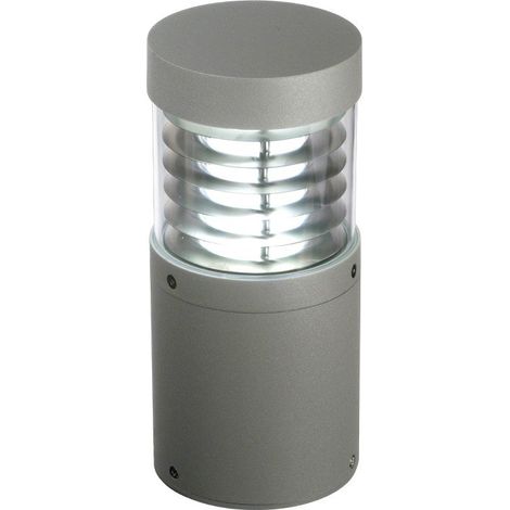 LARS Bollard Paletto LED da terra per esterno 15W 82° IP65 3000K Grigio 26cm - Rossini Illuminazione