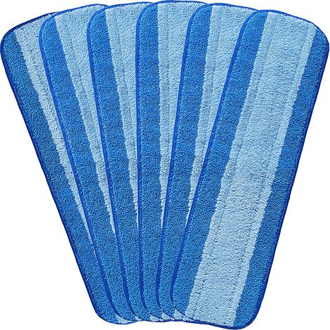 Lntyq Bona Mop-Reinigungspads – wiederverwendbare Mikrofaser-Mopppads als Ersatz für Bona Hartholz-Bodenreiniger (6 Stück) (1/5)