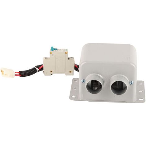RHG 800W Chauffage Réchauffeur Electrique de Voiture, 2 Trous Hiver Chauffage Réchauffeur de Vitre Dégivreur Antibuée à Haute Efficacité pour le Camping, Dégivrage en Verre (1/5)
