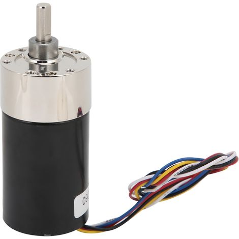 Moteur sans balais avec réducteur mini CW/CCW DC24V pour micro-machines XD-37GB3650, 50 tr/min, support inclus (1/5)