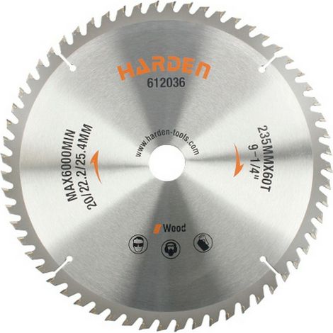 Sega elettrica Harden cdm230 disco 235 mm 1100 RPM