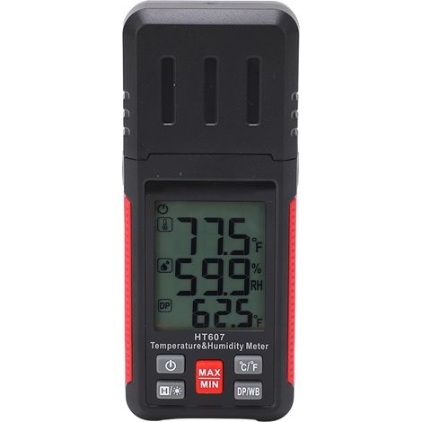 Hochpräzises elektronisches Thermometer-Hygrometer mit digitaler Temperatur- und Feuchtigkeitsanzeige