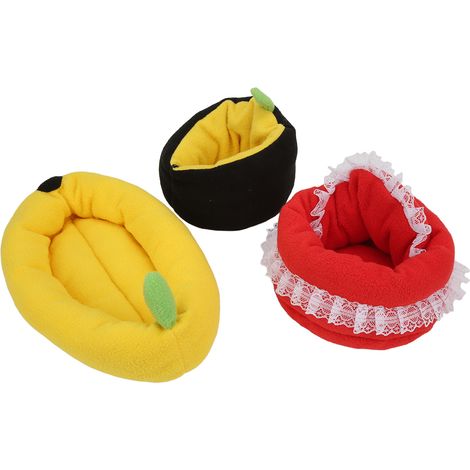 Canapé confortable et chaud pour hamster, mini-lit, accessoires de cage pour cochons d'Inde, chinchillas et hérissons (1/5)