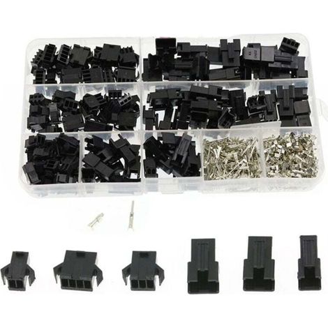 Connettore maschio SM2.54 2 3 Cavo alloggiamento ponticello 4 pin 480 pz (1/4)