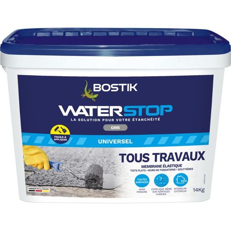 Waterstop-Dichtungsmembran - BOSTIK - direkt ohne Primer Grau - 14 kg - 30605266
