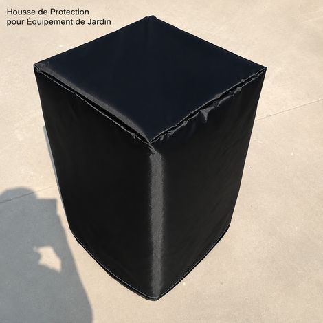 Housse de protection noire pour mobilier de jardin en nylon avec revêtement PVC noir 200 g – Livraison gratuite