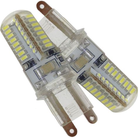 Lampadina G9 5W 220v 64 led smd 6630 con protezione in resinaLuce Fredda 6400k (1/4)