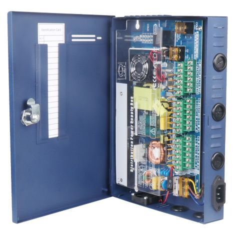 Alimentatore 12v 250w pannello chassis 12v 250w 18 Uscite Pd-250-18-slim