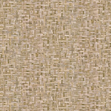Natur Tapete Profhome 377062 Vliestapete glatt in Holzoptik matt braun beige 5,33 m2
