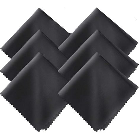 BRAVIX 100PCS Lingette de nettoyage pour lunettes en microfibre nettoyant pour lunettes en microfibre bijoux lingette en argent (1/5)