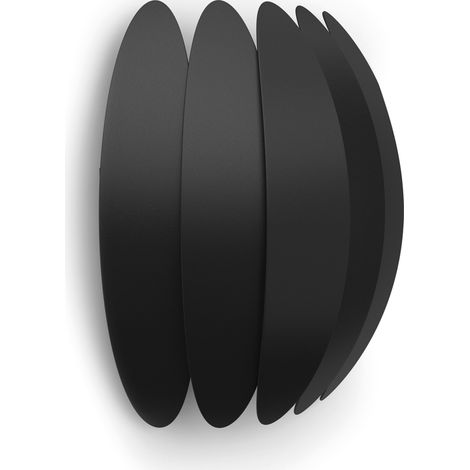 Aplique de pared PETAL LED SMD 20 W 1182 lm 3000 K CRI80 Negro (1/3)