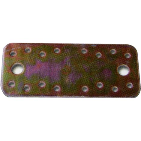 PIASTRA PER TRAVI DIRITTA 130X55MM TROPICALIZZATA