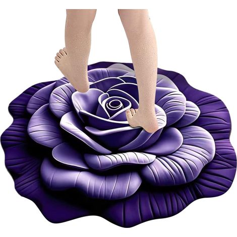 Tapis De Salle De Bain Antidérapant Séchage Rapide Tapis d'Intérieur (1/5)