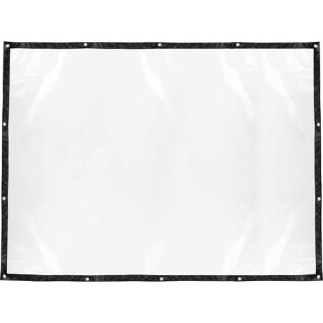 Lona impermeable de PVC con ojales para gallinero, invernadero, plantas – Tamaño: 1,5 x 2 m, Material: PE, transparente (1/5)