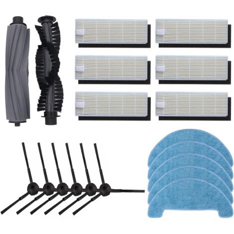 Tête de balai à pulvérisation électrique + 2 serpillères en tissu pour aspirateurs  V7 V8 V10 V11 avec réservoir d'eau intégré (version 2)