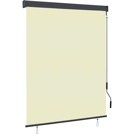 vidaXL Tenda a Rullo per Esterni 140x250 cm Crema (1/5)