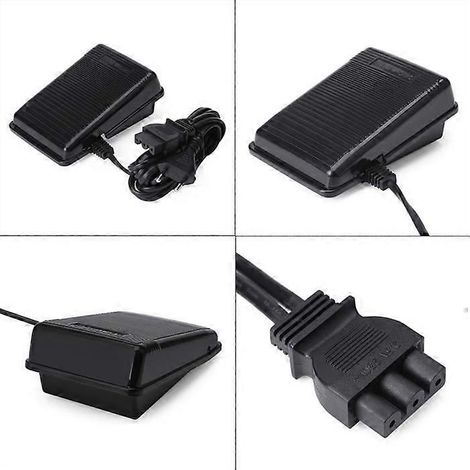 Pédale de commande et câble de connexion J00360051 compatibles avec les modèles de machines à coudre Brother : 1034D, 1034DX, 1034DAV, 10443, 1134D, 1134DW