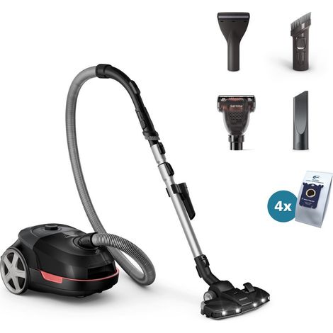 Philips 6000 Series XD6142 900W Aspirateur Noir 4L (1/5)