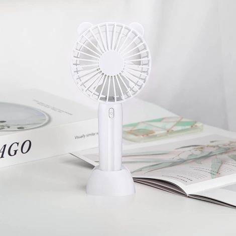 Mini Portable Ventilateur Bureau Usb Ventilateur 3 Vitesse Reglable Mini Usb Fan Personnelle Rechargement A Piles Petit (1/3)
