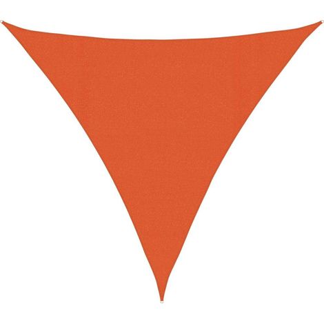 Maison Exclusive - Vela Parasole 160 g/m² Arancione 4x4x4 m in HDPE (1/5)