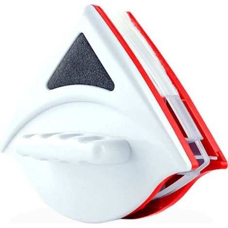 Lave Vitre Magnétique, Nettoyeur Vitre, Double Face pour Fenêtres de 15-24 mm, Professionnel, Comprend 6 Éponges, 4 Balais d'Essuie-Glace et 12 Ajusteurs d'Éponge au Total (Nettoyeur) (1/5)
