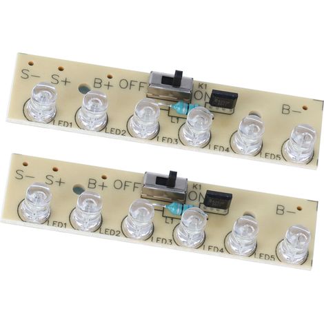 Carte de circuit imprimé pour module de commande de lumière solaire/éclairage de jardin (lot de 2) avec interrupteur 1,2 V RF1206 (1/5)