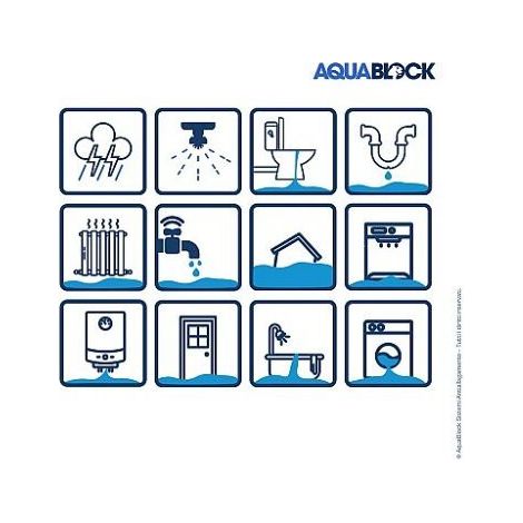 Sacchi Autoespandenti Antiallagamento 60x40 cm Aquablock – 4 o 10 pcs Fino a 15L di Protezione per Sacco - Packaging: 10 Sacchi