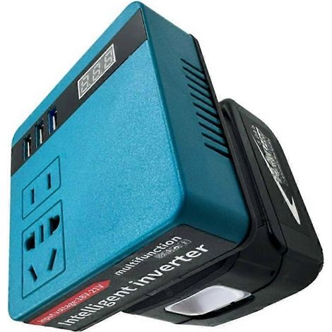 Akkuadapter für Makita Wechselrichter 18V auf AC 110V modifizierter Sinuswellen-Wechselrichter (1/5)