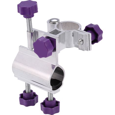 Support de canne à pêche en alliage d'aluminium durable, support de fixation pour chaise, accessoire de pêche (violet) (1/5)