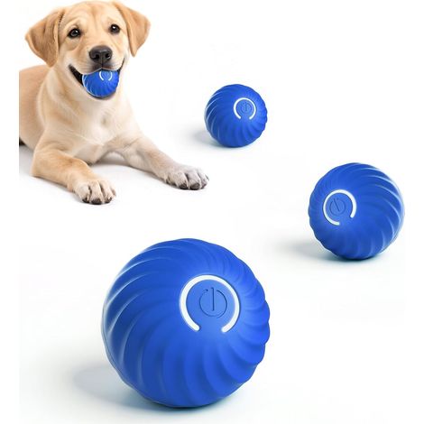 Automatic Dog Toy, Smart Toy Ball, Interactive Dog Ball with USB Data Cable, Rechargeable, for Puppies, Small and Medium (A) (1/5)