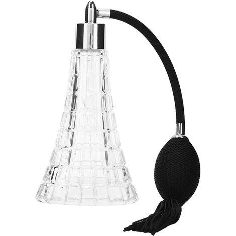 Flacon Parfum Verre - 75 ml - Pulvérisateur 18 mm - Rechargeable - Style Rétro Antique - 1 Pièce (1/5)