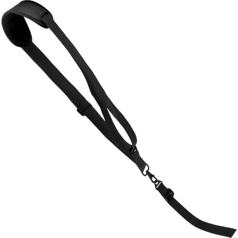 Bandoulière réglable pour tondeuse à gazon - Accessoires de jardinage - Lot de 1 - Noir (1/4)