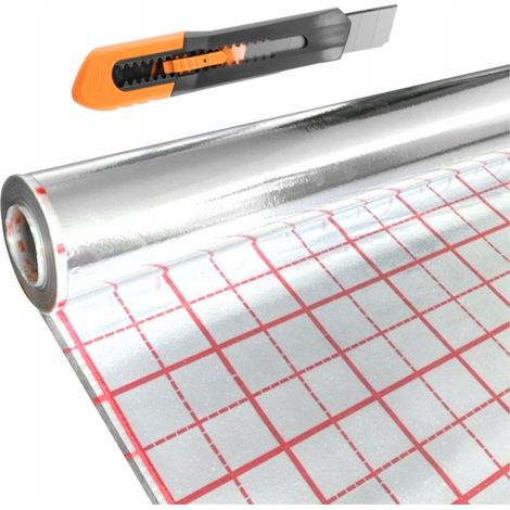 LÁMINA V-TERM PARA CALEFACCIÓN POR SUELO RADIANTE 120 mk 50 m ¡RESISTENTE Y GRUESA