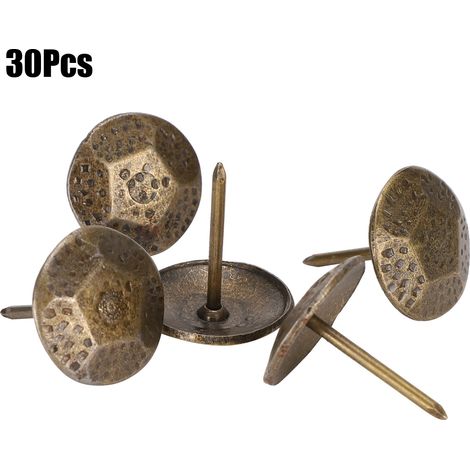 30 clous de tapissier à motif tortue pour canapé, décoration et accessoires de vêtements DIY, fer à repasser 19 mm (1/5)