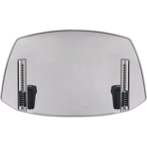 Déflecteur de pare-brise de moto L'extension 30 cm Cupolino Spoiler Pare-brise Remorque anti - Anti Valves Gris transparent Extension 30 x 19 cm pour motos, scooters (1/5)