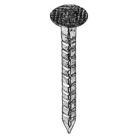 Pointe en vrac tête extra large (TEL) carrée crantée Cuivre 3 x 3 x 27 mm - 5kg - TL300277 Alsafix