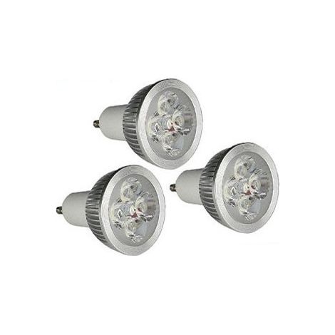 Lotto di 3 lampadine LED GU10 ad alta intensità GreenSensation, 4 W (1/5)