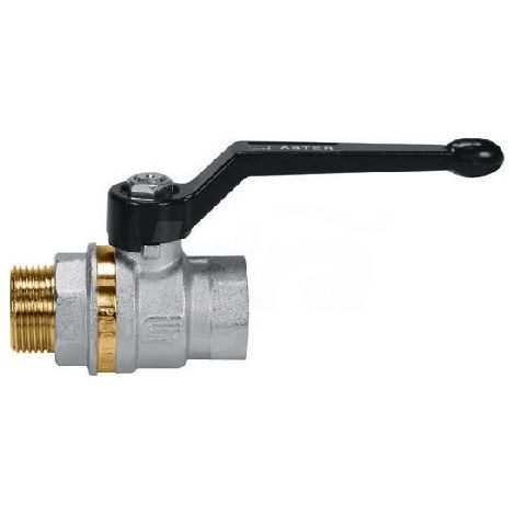 Valvola a sfera ASTER MF con leva alluminio 1"1/2 0802N408 - -  EFFEBI - - (1/2)