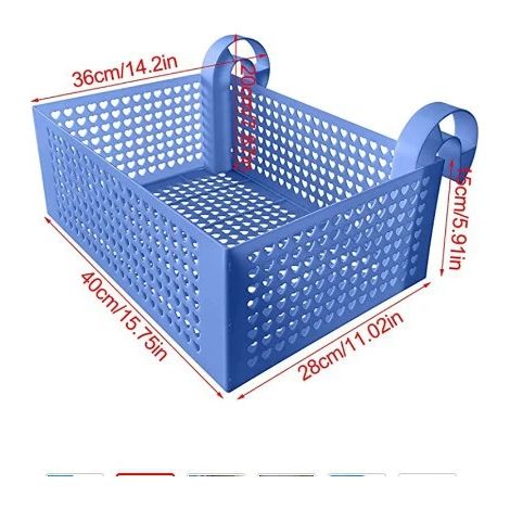 Panier de rangement, accessoires de piscine, piscine à structure métallique, porte-gobelet de piscine, bleu (1/2)