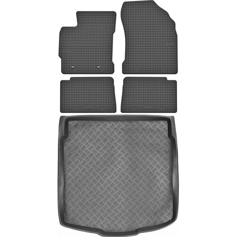 Toyota Auris II Kombi (2012–2018) – Set: Gummifußmatten + Kofferraummatte