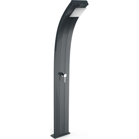 Doccia Solare da Giardino 40L Miscelatore Arkema Dada Grigio Antracite (1/5)