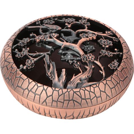 Encensoir classique antimoustique en porcelaine, porte-bobine pour spirale répulsive, décoration intérieure (01) (1/5)
