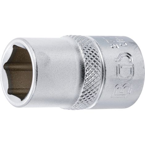 BGS Inserto  bussola esagonale  Attacco quadro  interno 12,5  mm (1/2")  SW 9/16"  - 2773