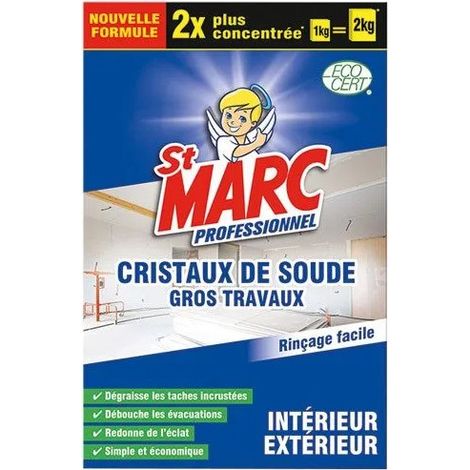 Cristalli di soda professionali in polvere concentrati, 1 KG