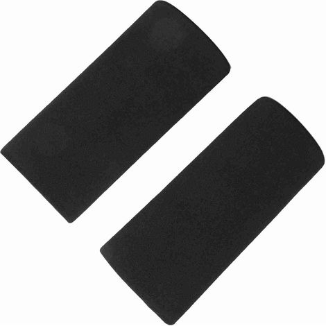 Poignées de guidon moto antidérapantes anti-vibrations, 2 pièces, mousse souple, grip confortable pour cintre, réduction des secousses, manchon ergonomique (1/5)