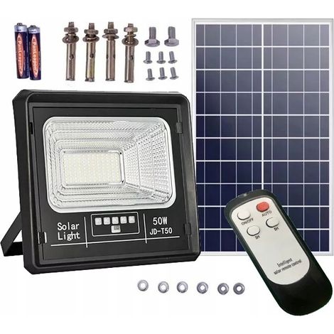 Lampada solare con sensore 50W, cavo da 5 m, batteria da 5000 mAh (1/5)