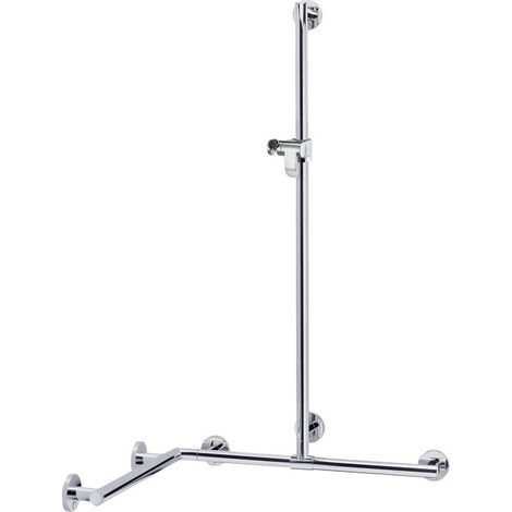 KEUCO PLAN Care main courante de douche avec barre de douche, (1/2)