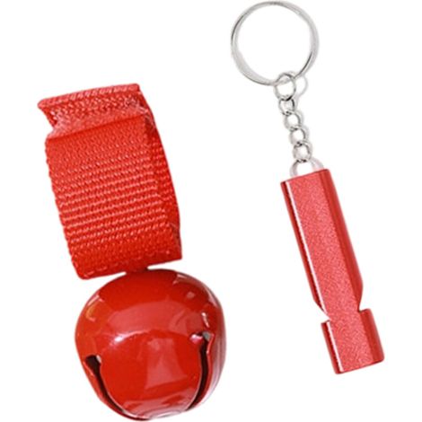 Campanellini per orsi da appendere, accessorio da escursionismo - Rosso (1/2)